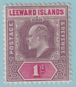 LEEWARD ISLANDS 21 MINT NEVER HINGED OG** DAMAGED S VARIETY!- UMX