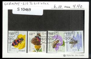 GERMANY Sc#B616-619 Complete Set Used