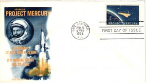 #1193 Project Mercury John Glenn - Fleetwood Cachet