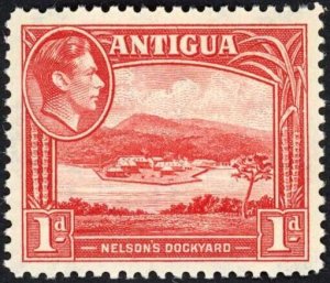 Antigua SG99 1d Scarlet U/M Cat 3.50 pounds