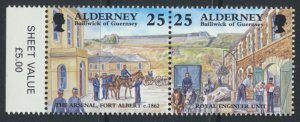 Alderney  SG A134a  SC# 137a Garrison Island  Mint Never Hinged see scan 