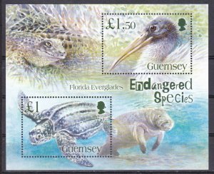 Guernsey, Fauna, Birds, Turtles MNH / 2006