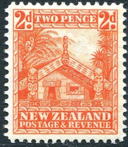 NEW ZEALAND-1936-42 2d Orange Perf 14 Sg 580c  LIGHTLY MOUNTED MINT V24510