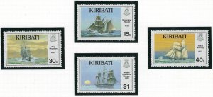 Kiribati 511-14 MNH 1989 Ships (ak3939)