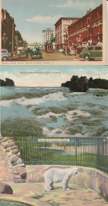 Canada Postcard Group 1940-1950's Some with messages on reverse also som...
