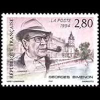 FRANCE 1994 - Scott# 2443 Wrtier Simenon Set of 1 NH