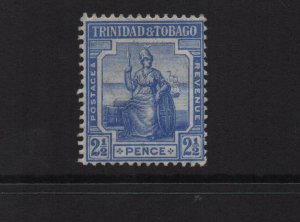 Trinidad & Tobago1913 2 1/2d MCA watermark, mounted mint