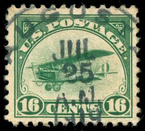 momen: US Stamps #C2 Used Airmail XF