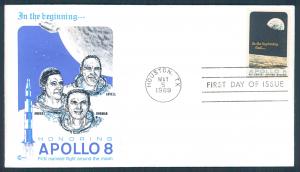 #1371 Apollo 8 - Cover Craft Cachet  MG