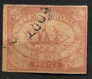 Egypt > Suez Canal Company - U - 40 Cent