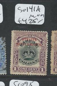 MALAYA STRAITS SETTLEMENTS  (P0910B) ON LABUAN CROWN 1C  SG 141A  MOG