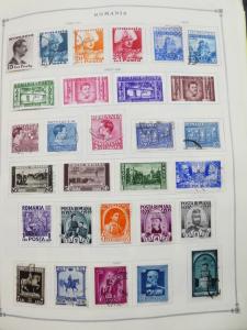 EDW1949SELL : ROMANIA Very clean Mint & Used collection on album pages Cat $2648