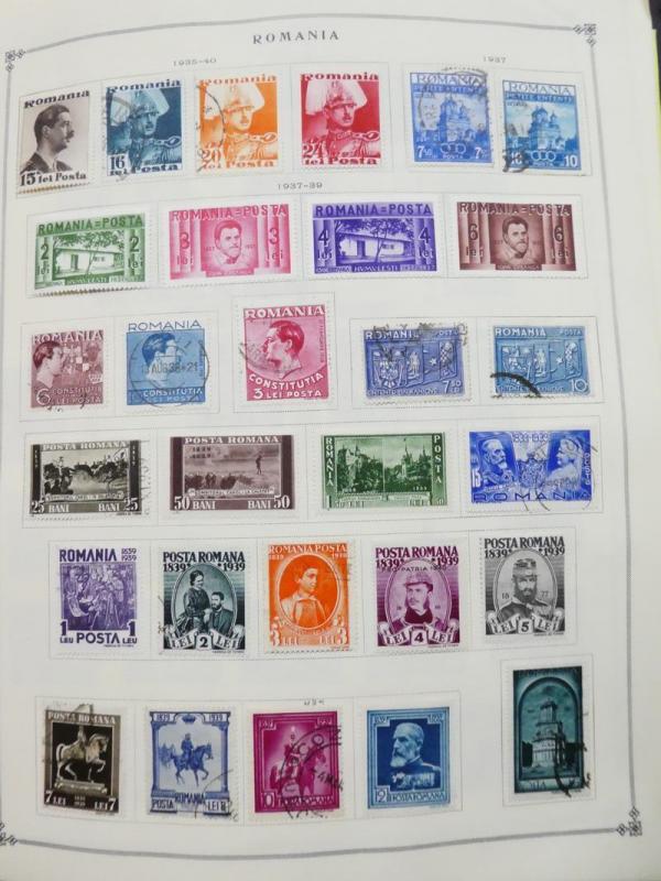 EDW1949SELL : ROMANIA Very clean Mint & Used collection on album pages Cat $2648