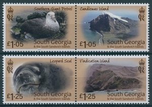 South Georgia SGA Stamps 2023 MNH Candlemas Isles Pt III Birds Landscapes 4v Set