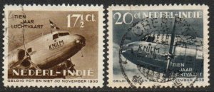 Netherlands Indies Sc #B36A-B36B Used