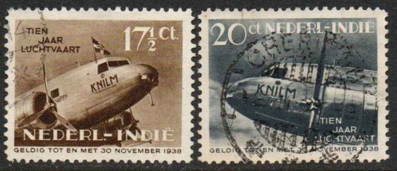 Netherlands Indies Sc #B36A-B36B Used