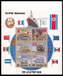 1983 North Korea 2367-2370/B145b Ships with sails 40,00 €