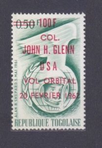 1962 Togo 339 Overprint - # 335 ( Red )