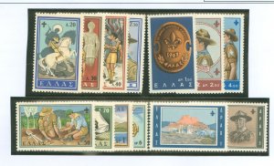 Greece #669-676/759-763 Mint (NH) Single (Complete Set) (Scouts)