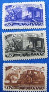 RUSSIA 1948  -  SCOTT # 1272-1274  COMPLETE SET    MLH