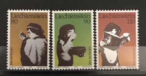 Liechtenstein 1979 #665-7, MNH, CV $2.55