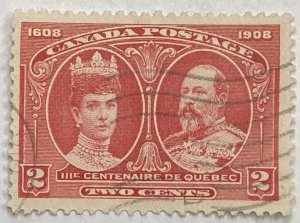 CANADA 1908 #98 Quebec Tercentenary Issue - Used