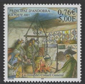 ANDORRA SGF589 2001 KITCHEN MNH