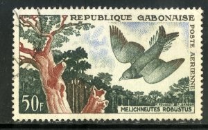 GABON C4 USED SCV $1.00 BIN .50 BIRD