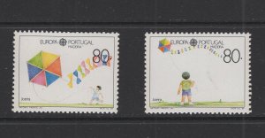 Portugal - Madeira #129-30a  (1989 Europa Toys with s/s single) VFMNH  CV $5.00