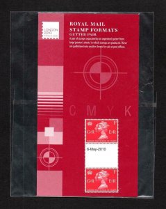 2010 FESTIVAL OF STAMPS/GEORGE V (GUTTER PAIR) FORMAT PACK