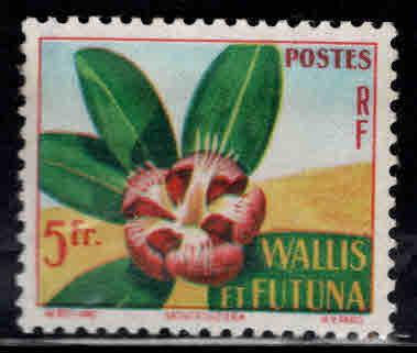 Wallis and Futuna Islands Scott MH* 152 Flower stamp