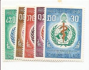 Laos 163-167 MNH