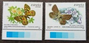 *FREE SHIP Spain Butterflies 2000 Insect Flower Flora Fauna (stamp color) MNH