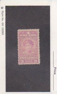 U.S. Revenue Potato Tax Stamp Scott # RI-4 - 3 cent / 4 Pound 1935 issue MNH