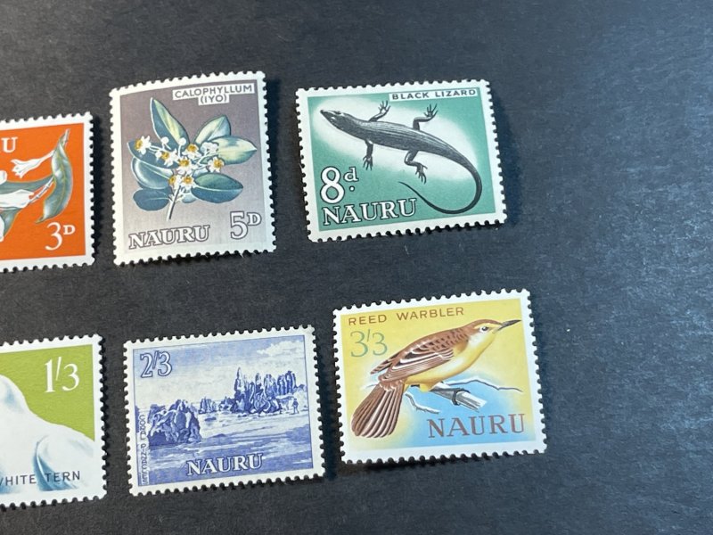 NAURU # 49-56-MINT/NEVER HINGED-----COMPLETE SET------1963-65