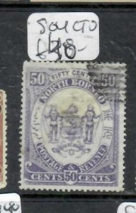 NORTH BORNEO 50C ARMS SG 4 CTO  P0514H