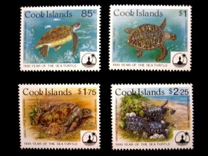 COOK ISLANDS - SCOTT# 1199-1202 - CS - MNH - CAT VAL 14.75