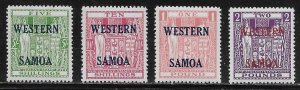 Samoa Scott #'s 216 - 219 MNH