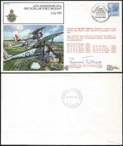 FF19b 60th Ann of the 1st RAF Pageant Signed by Sqn. Ldr. R. Thilthorpe (A)