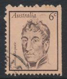 Australia  Sc# 455 Lachlan Macquarie Used  Booklet stamp see details 