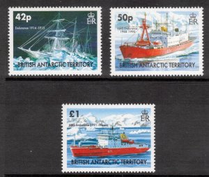 BRITISH ANTARCTIC 2005 HMS Endurance; Scott 350-52, SG 400-02; MNH