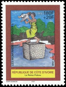 Ivory Coast 2000 Sc 1090 Queen Pokou 