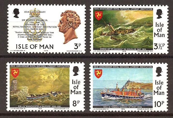 Isle Of Man  #  36 - 39  Mint  N H