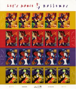 United States 2004 Lets  Dance Bailemos Sheet Pristine