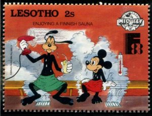 640-645 Lesotho Disney - FINLANDIA 88, MNH set of 6