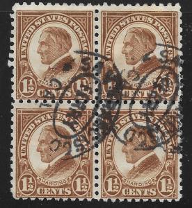 US #582 1 1/2c Harding