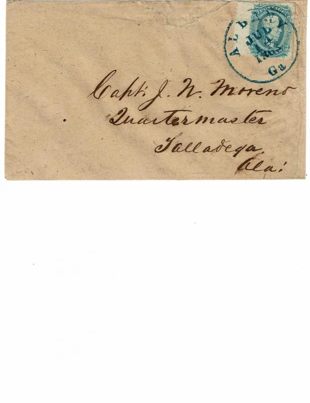 CSA Scott #11 VF-On cover.