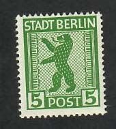 German Occupation; 11N1; 1945;  Unused; NH