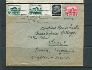 GERMANY; 1933 early LETTER/COVER fine used Brighton England