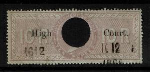 India 1869 10R High Court Used / BF# 35 - S2291